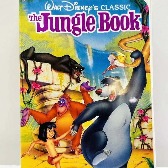 THE JUNGLE BOOK VHS Video Tape A Walt Disney Classic in Clamshell Case - Picture 1 of 6